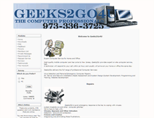 Tablet Screenshot of geeks2go4u.com